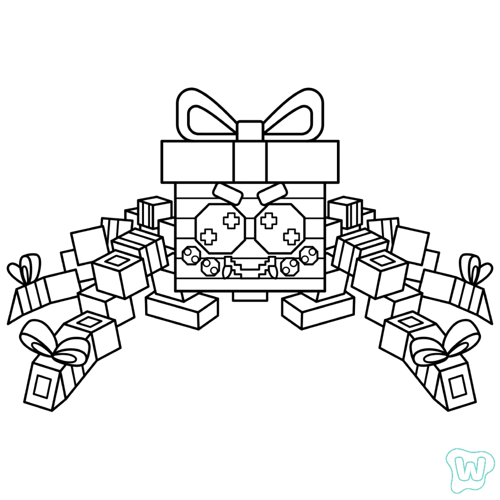 páginas para colorear para Giftini Spyderini