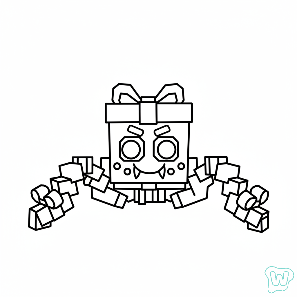 Giftini Spyderini páginas para colorear para imprimir