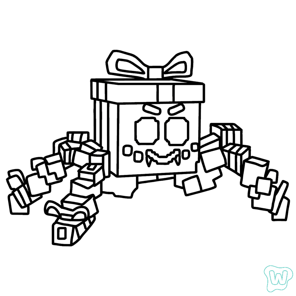 Giftini Spyderini para colorear