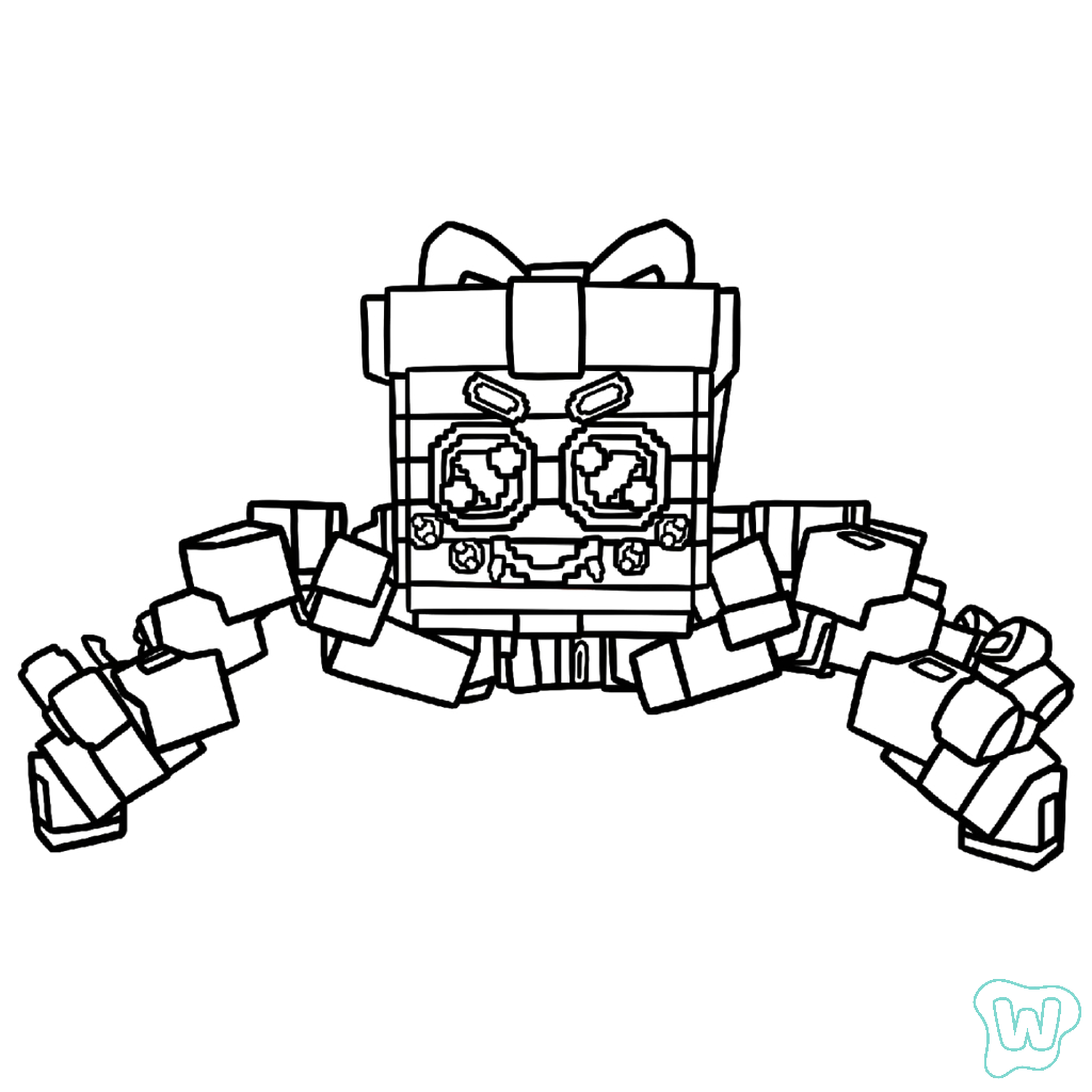 páginas para colorear gratis Giftini Spyderini pdf