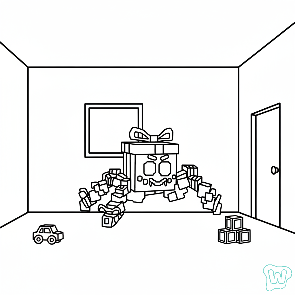 colorear y Imprimir PDF Giftini Spyderini