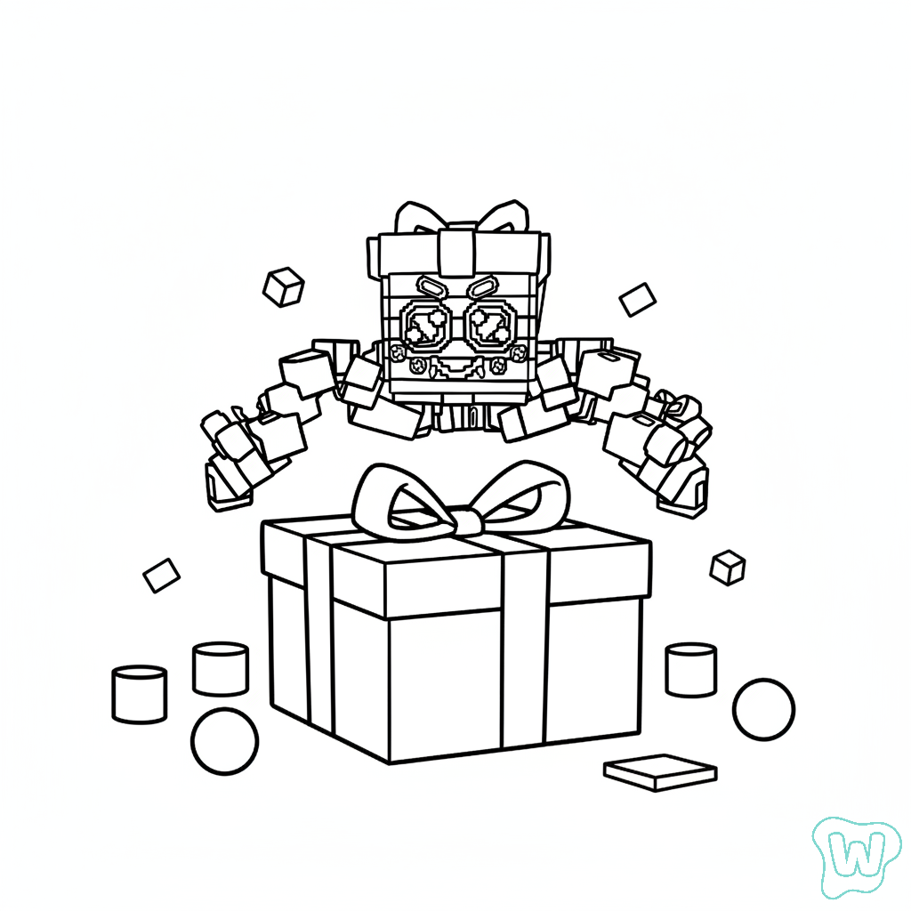 Giftini Spyderini adornos para colorear