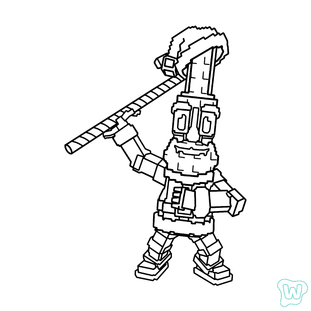 Ho Ho Ho Sahur dibujos para colorear  y Imprimir PDF gratis