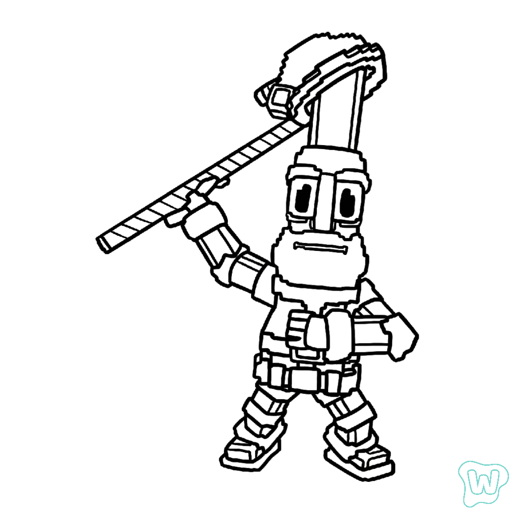 dibujos para colorear grinch Ho Ho Ho Sahur