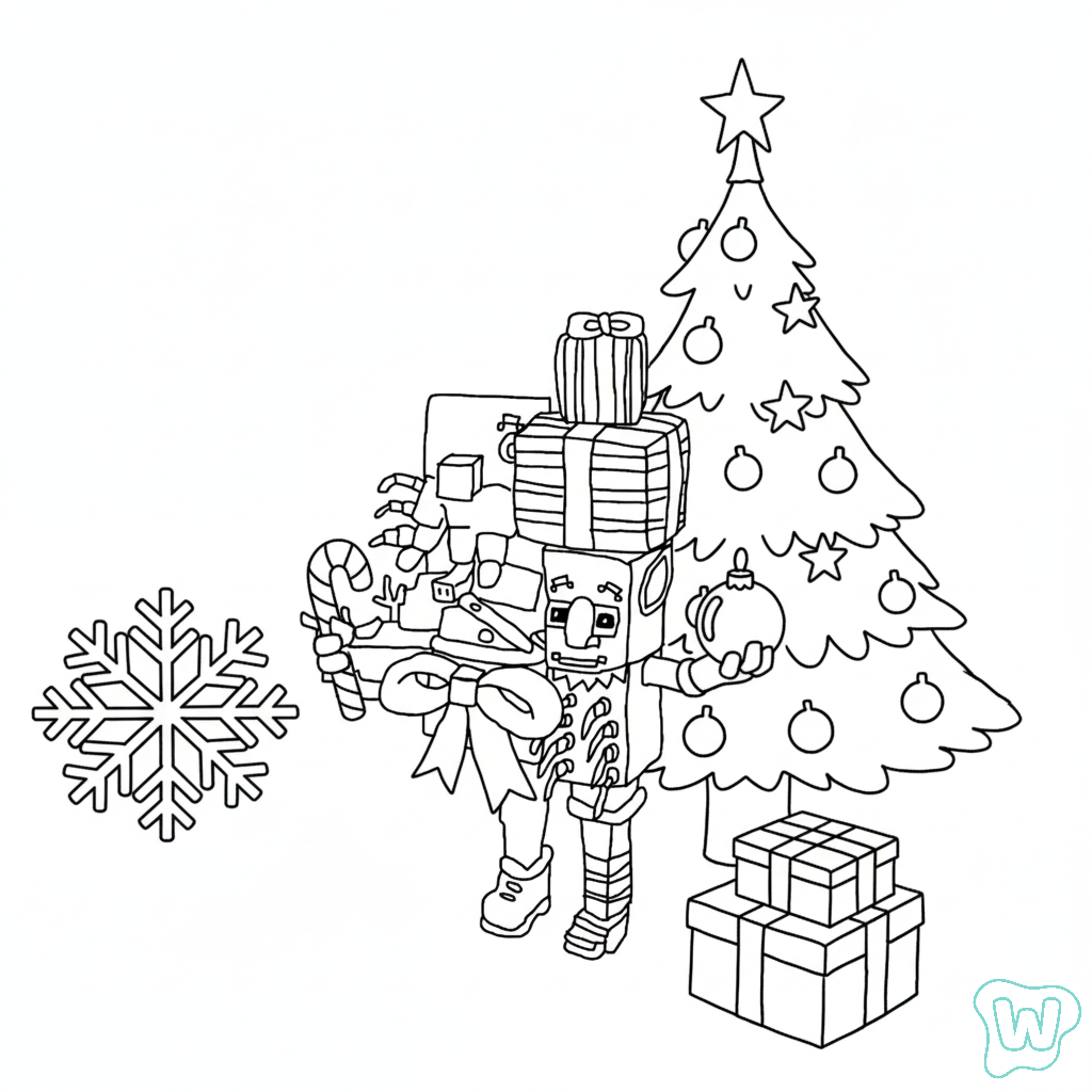 páginas para colorear de árboles La Jolly Grande gratis