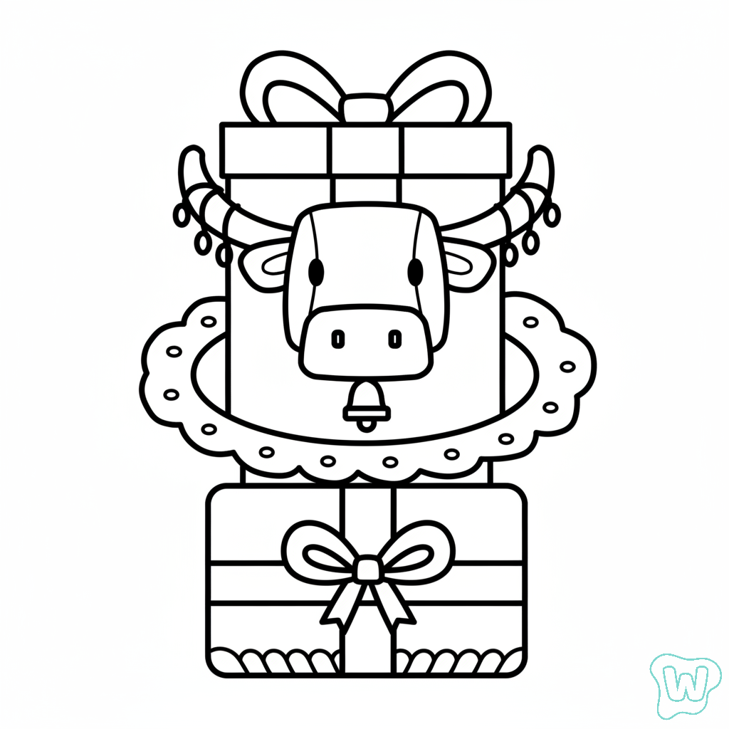 La Vacca Prese Presente páginas para colorear para adultos