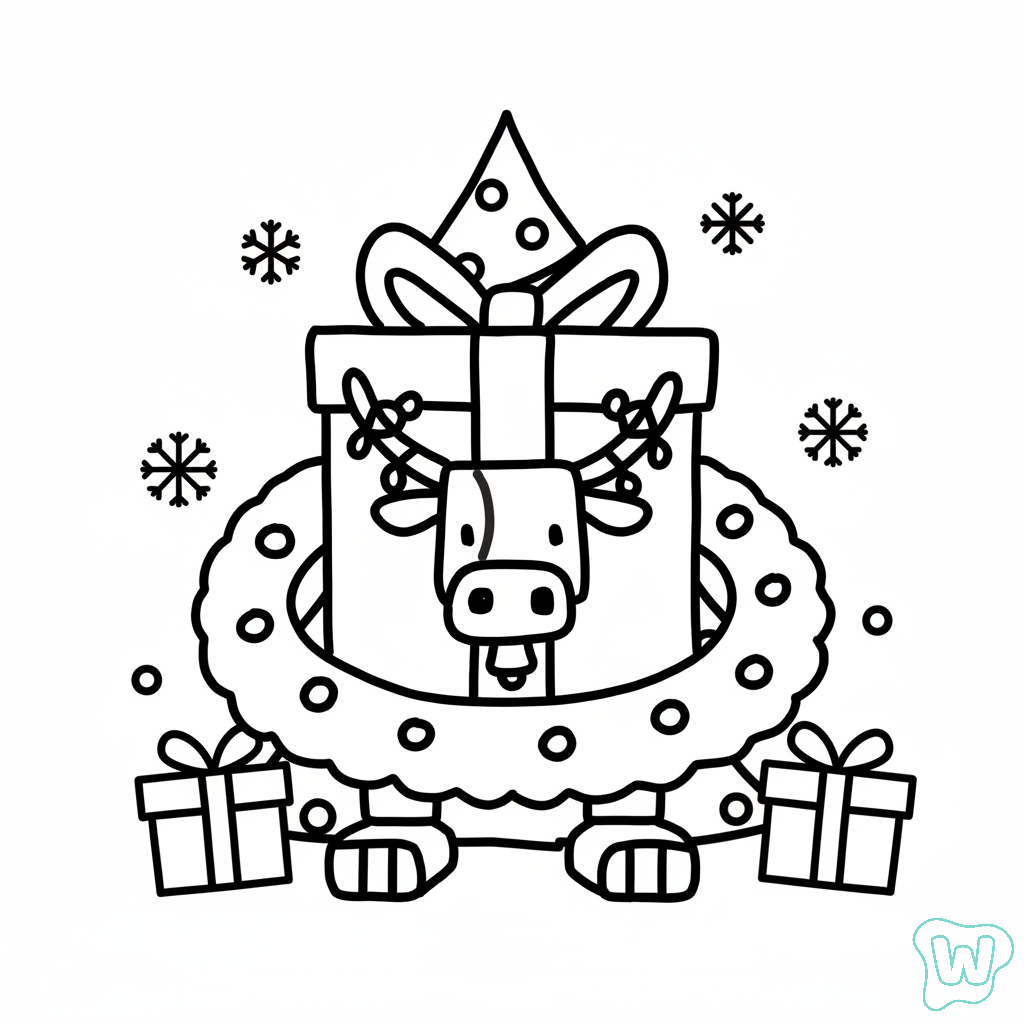 La Vacca Prese Presente para colorear