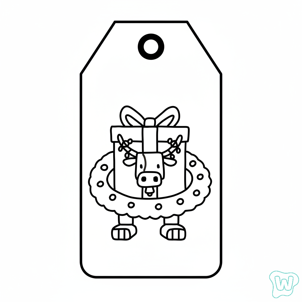 La Vacca Prese Presente dibujos para colorear  y Imprimir PDF gratis