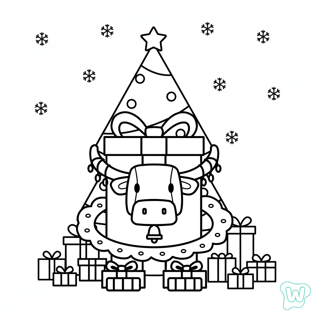 páginas para colorear La Vacca Prese Presente imprimibles gratis