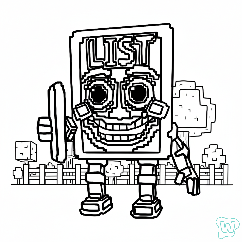 List List List Sahur páginas para colorear