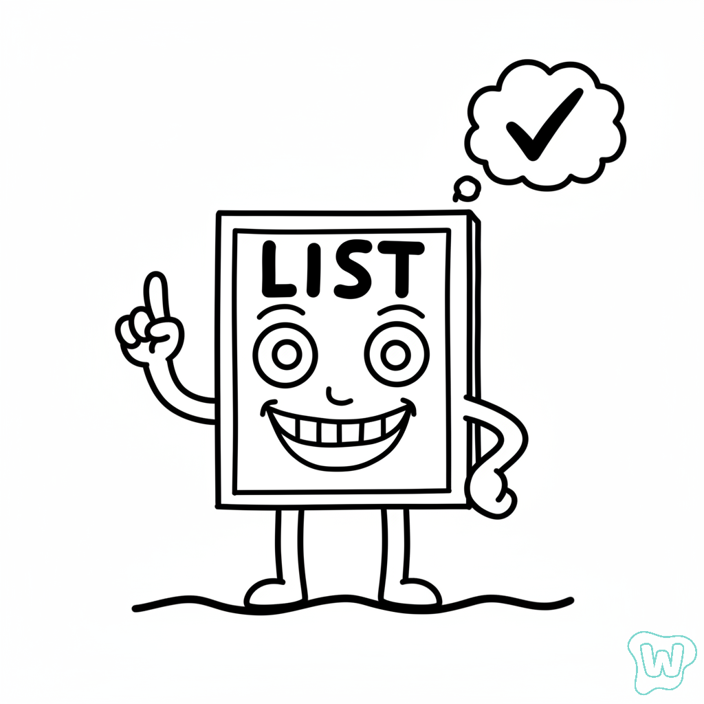 colorear y Imprimir PDF List List List Sahur 1