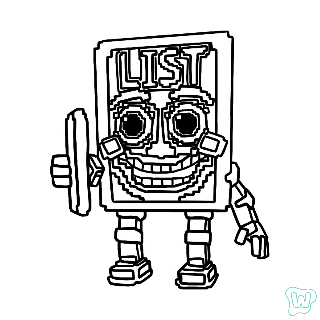 List List List Sahur para colorear