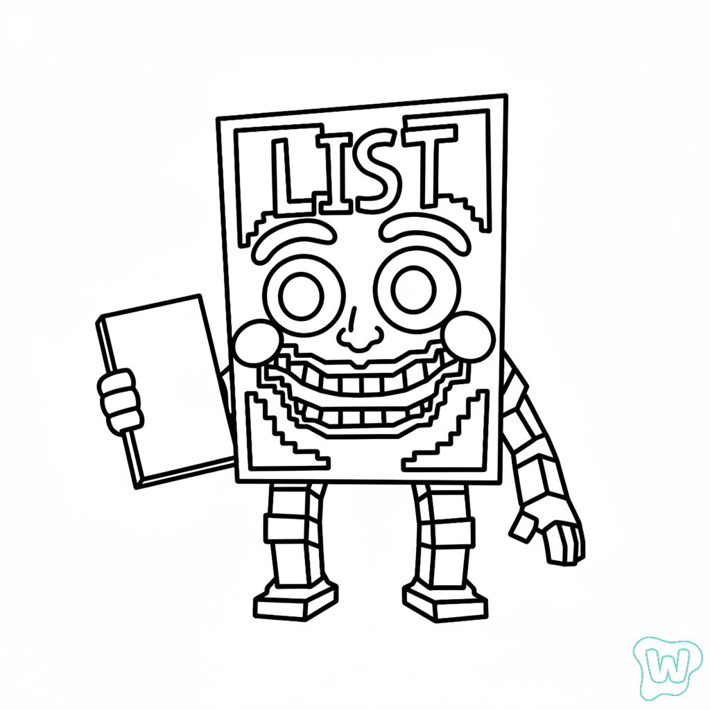 List List List Sahur PDF para imprimir gratis