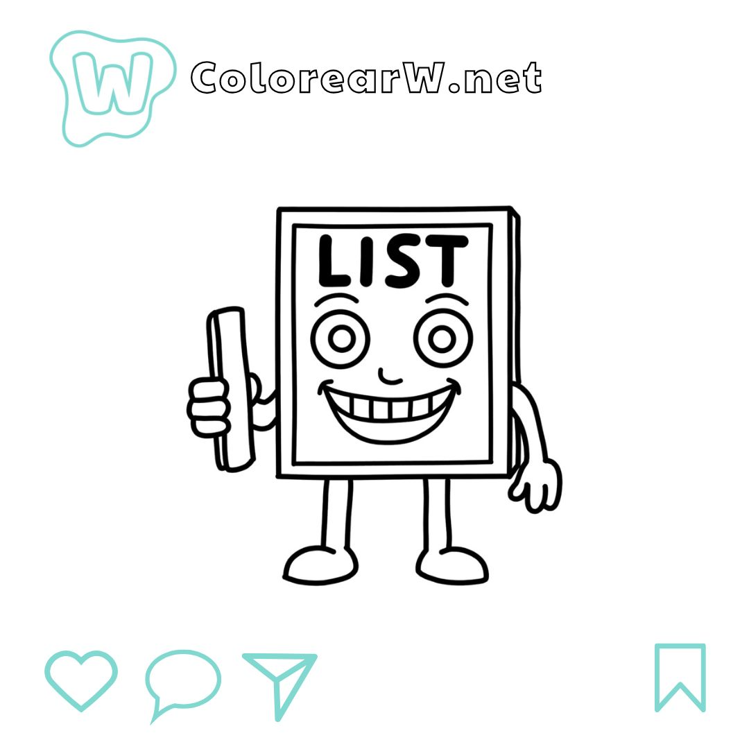 List List List Sahur para colorear (PDF para imprimir gratis) thumbnail