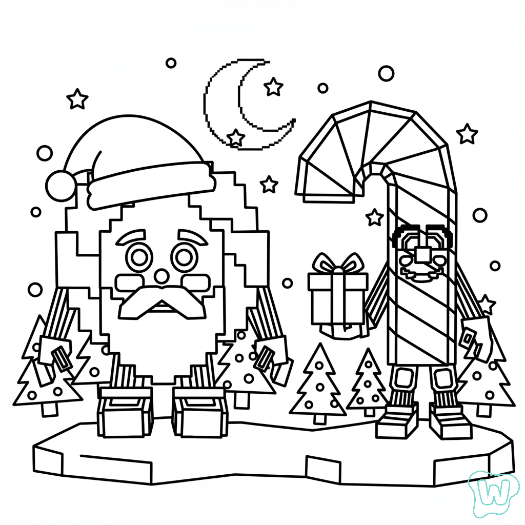 colorear y Imprimir PDF gratis Los Candies