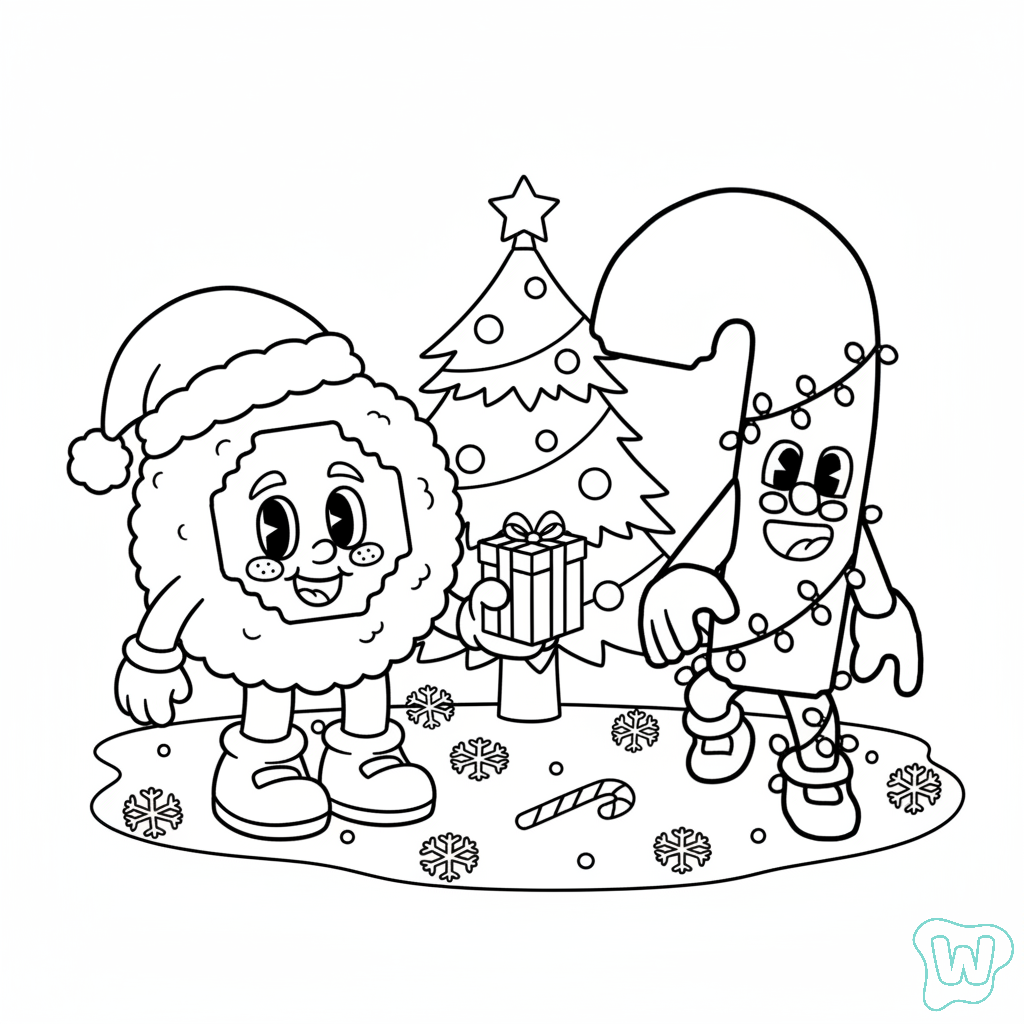 Los Candies para colorear