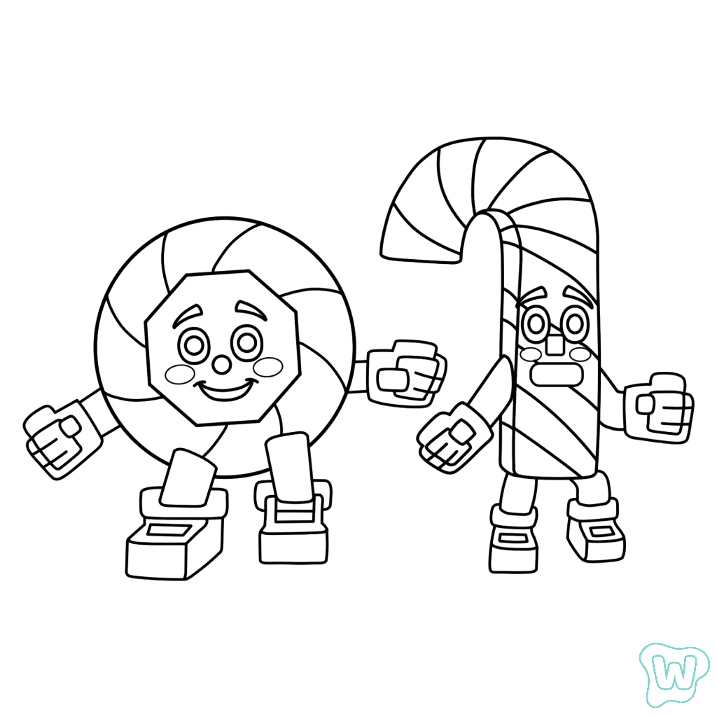 Los Candies dibujos para colorear grinch