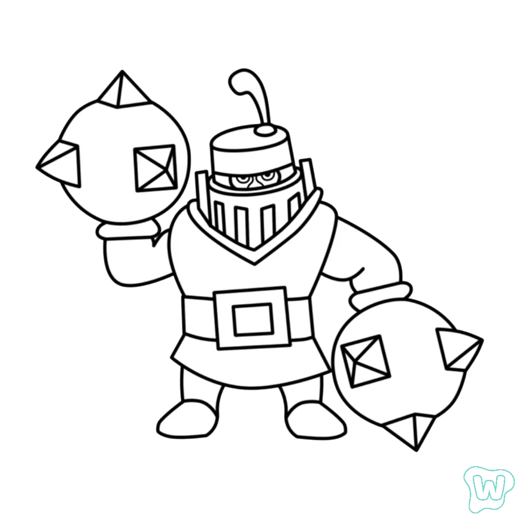 descargar e imprimir PDF gratis Mega Knight