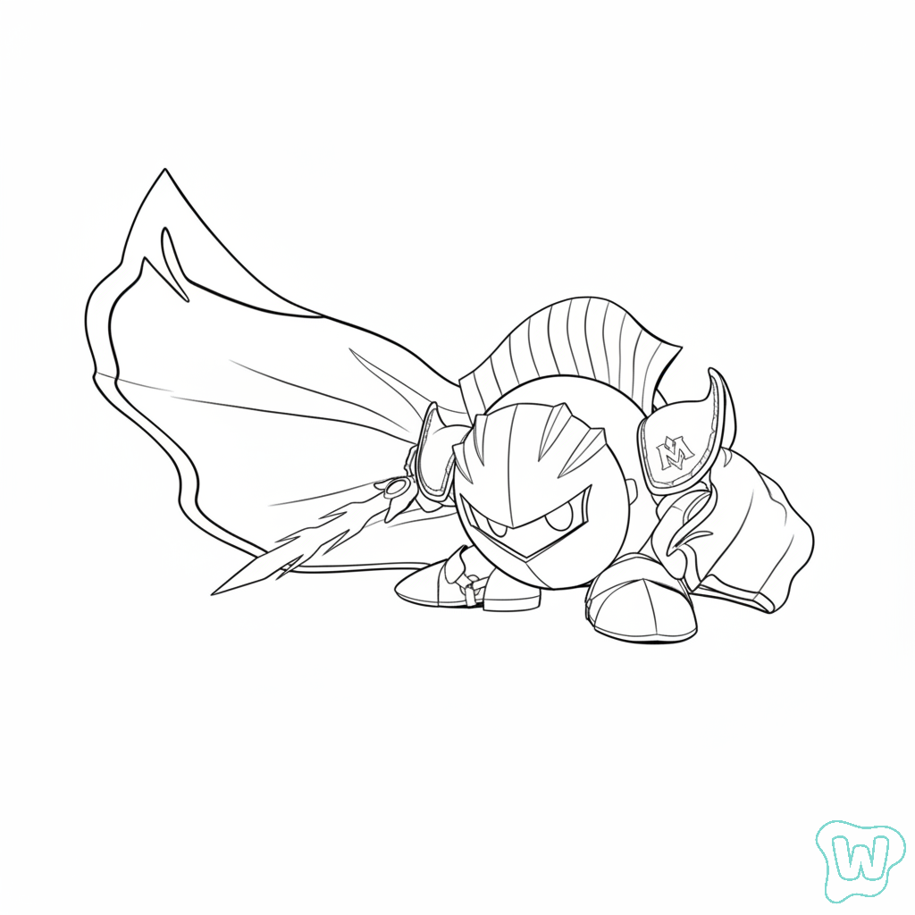 páginas para colorear Mega Knight imprimibles gratis