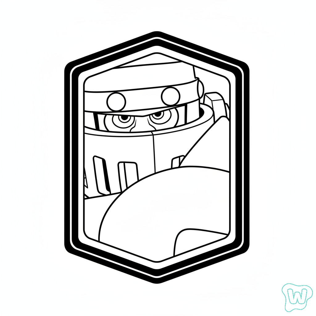 páginas para colorear para Mega Knight