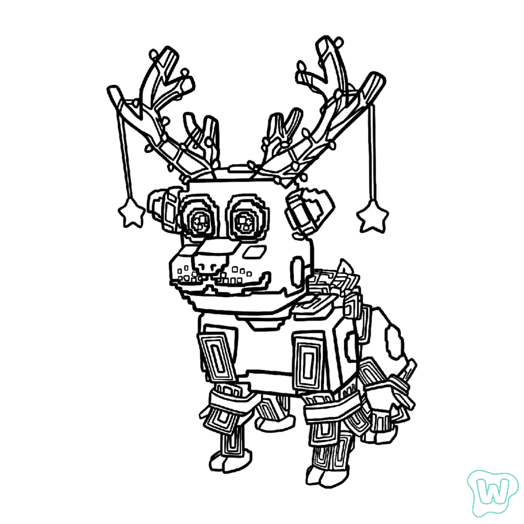 niños Money Money Reindeer páginas para colorear