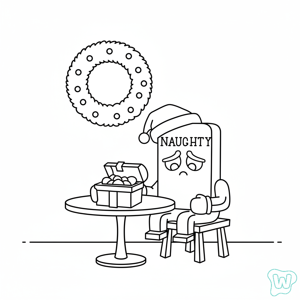 Naughty Naughty páginas para colorear imprimibles