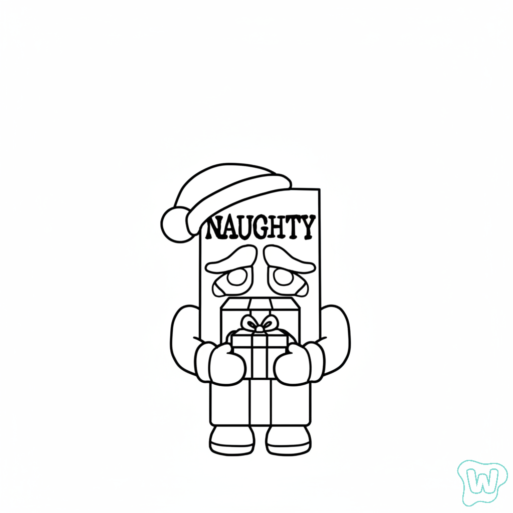 Naughty Naughty para colorear