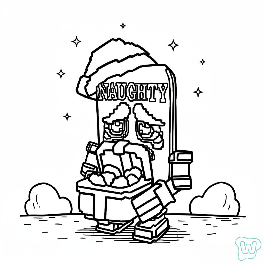 Naughty Naughty dibujos para colorear y Imprimir PDF gratis