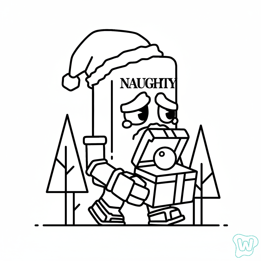 páginas para colorear Naughty Naughty gratis