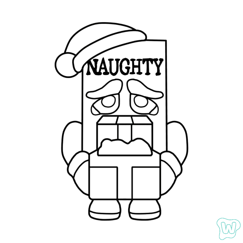 páginas para colorear gratis Naughty Naughty pdf