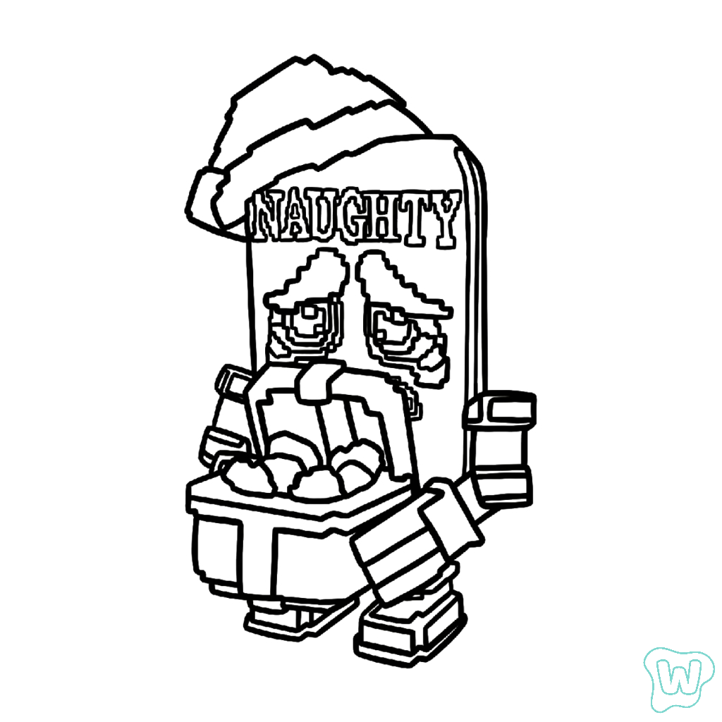 Naughty Naughty para colorear gratis