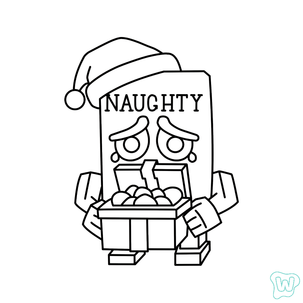 niños Naughty Naughty páginas para colorear