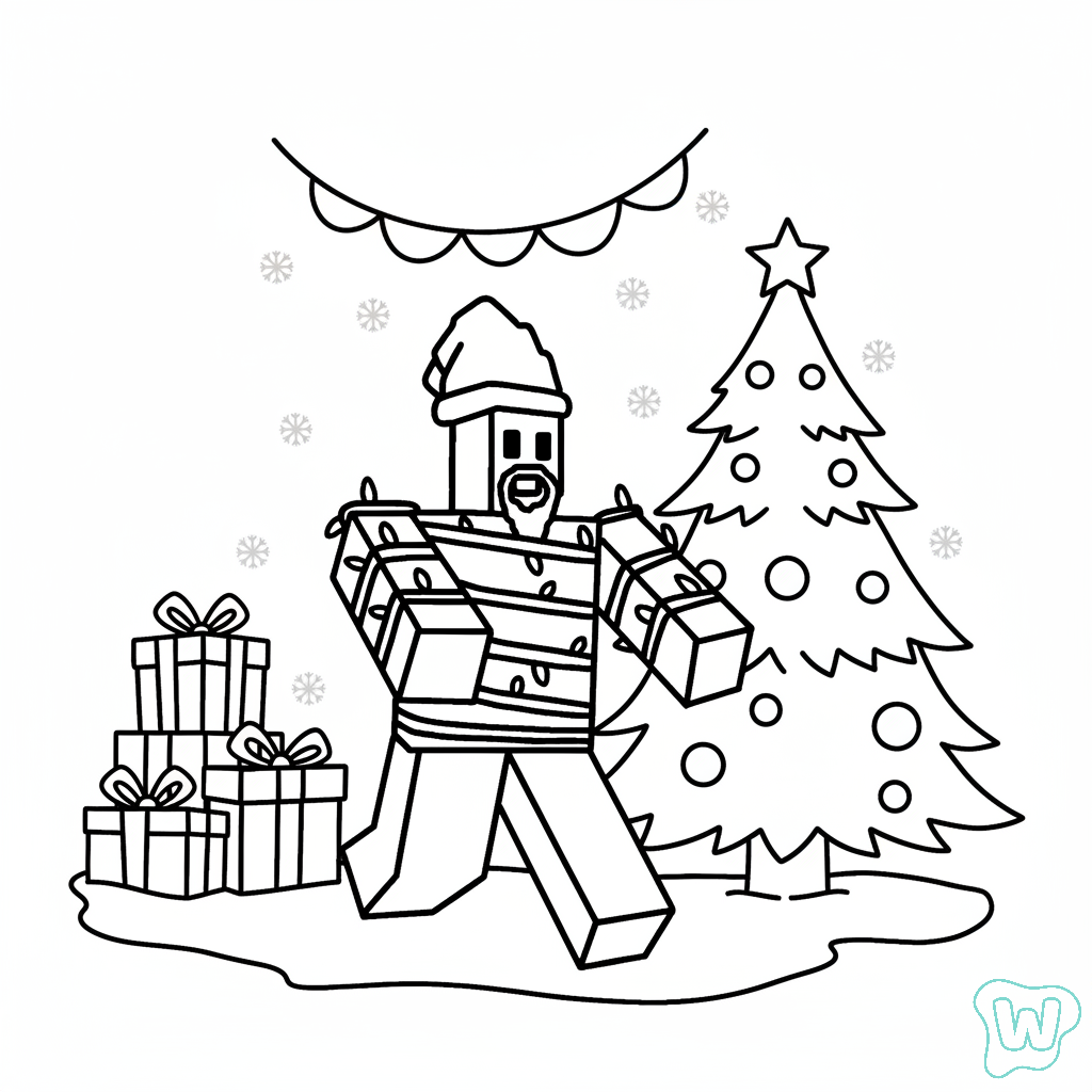 dibujos para colorear grinch Noobini Santanini