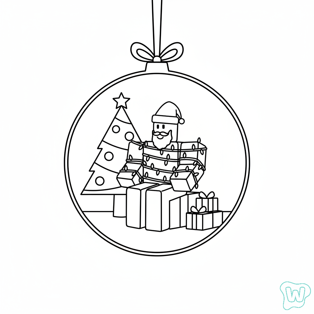 Noobini Santanini para colorear