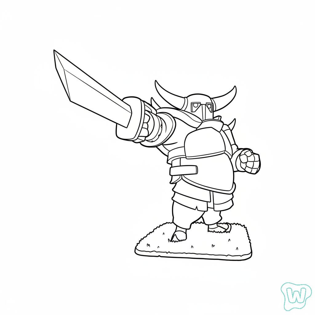 colorear páginas de P.E.K.K.A