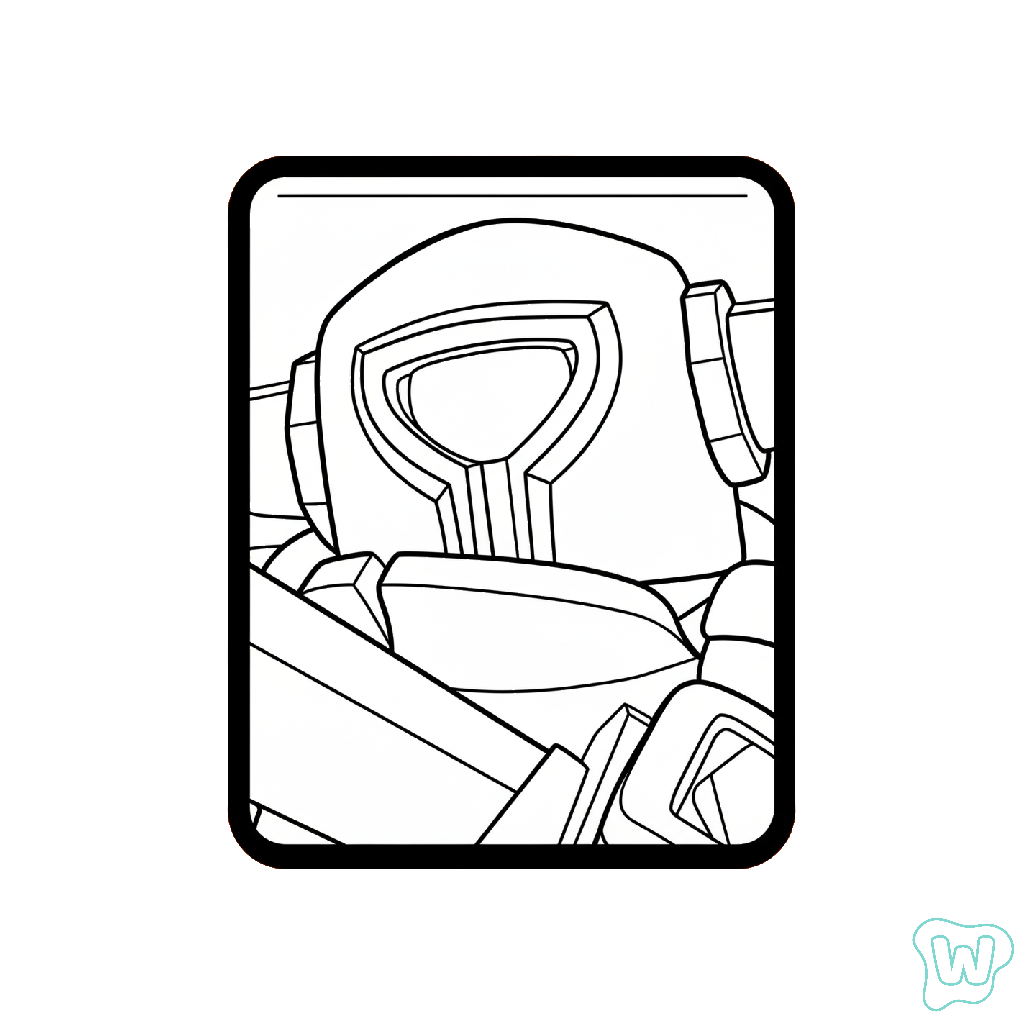 para colorear P.E.K.K.A 1