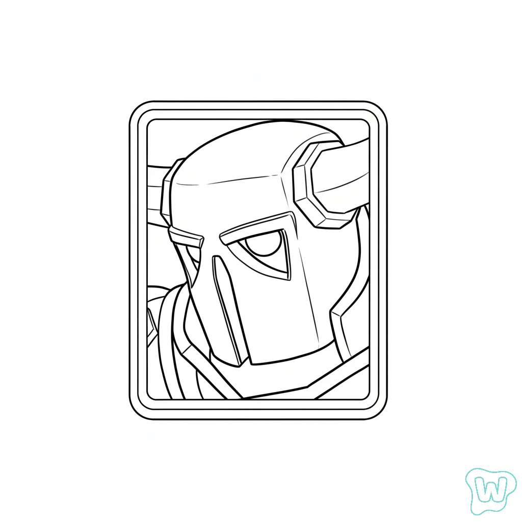 páginas para colorear para P.E.K.K.A