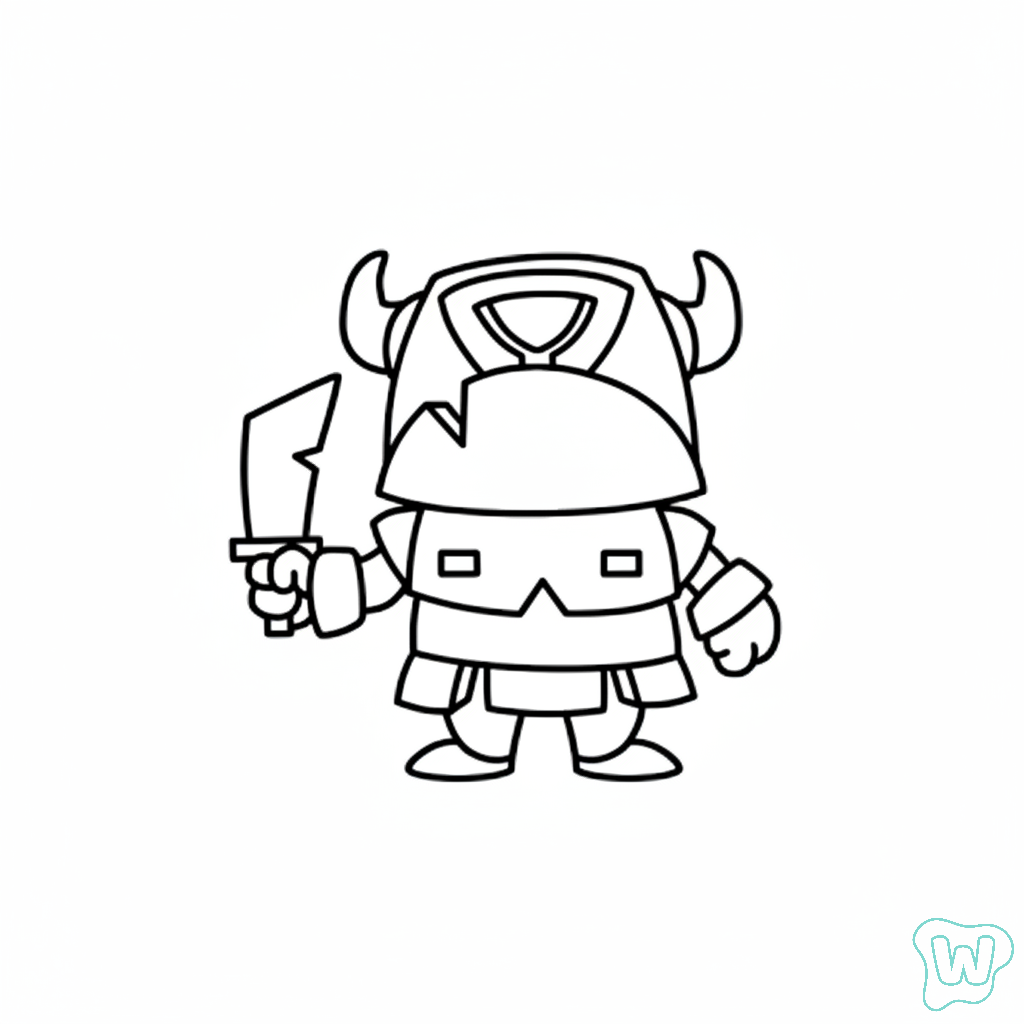 páginas para colorear para P.E.K.K.A 1