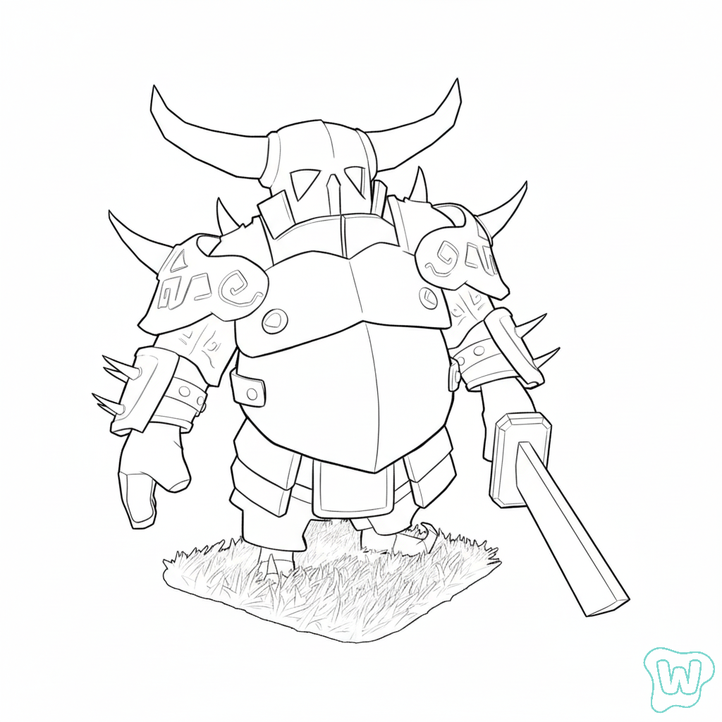 para colorear P.E.K.K.A