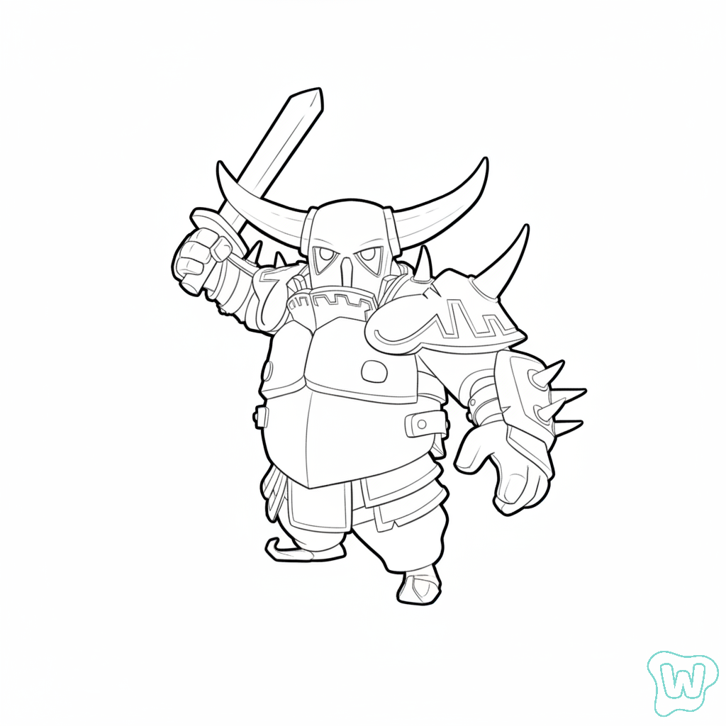 páginas para colorear P.E.K.K.A gratis