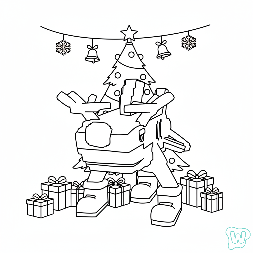 Reindeer Tralala páginas para colorear para imprimir