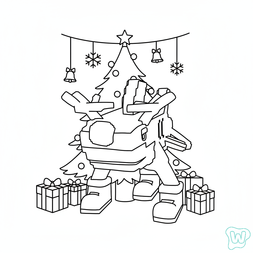 Reindeer Tralala para colorear