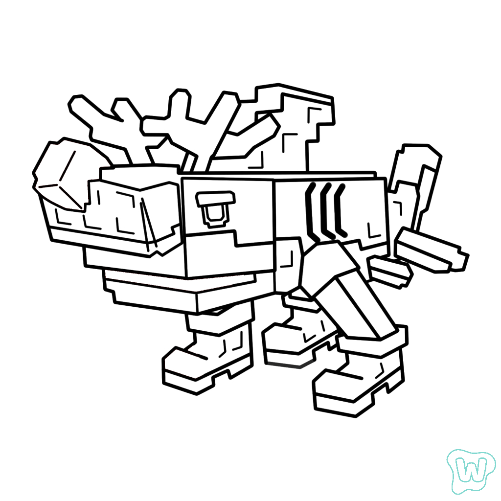 Reindeer Tralala páginas para colorear