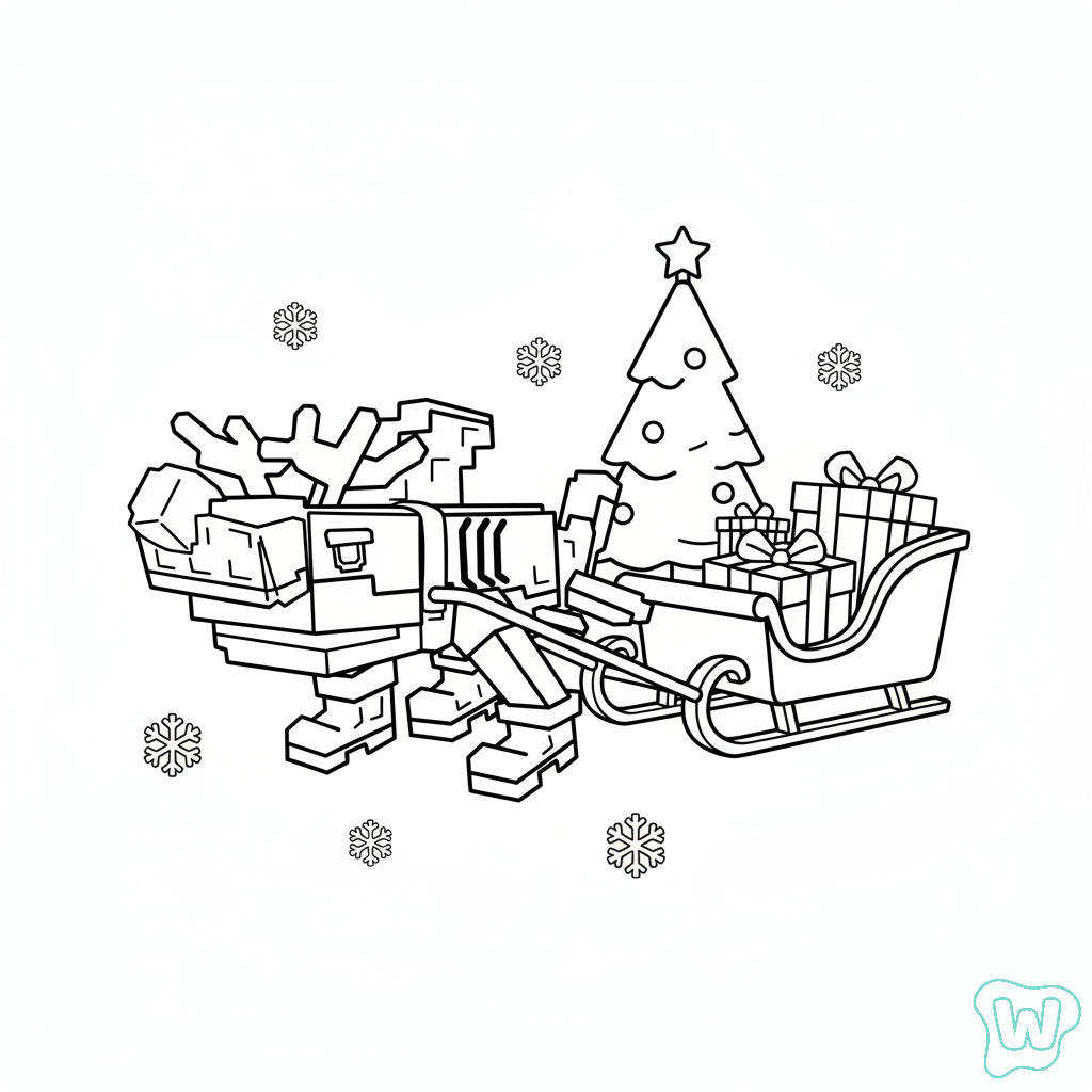 páginas para colorear para imprimir gratis Reindeer Tralala