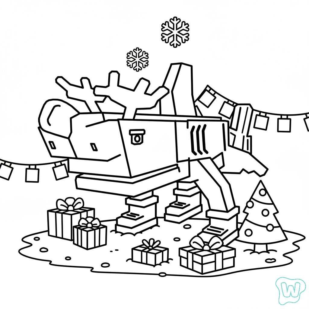 Reindeer Tralala páginas para colorear gratis