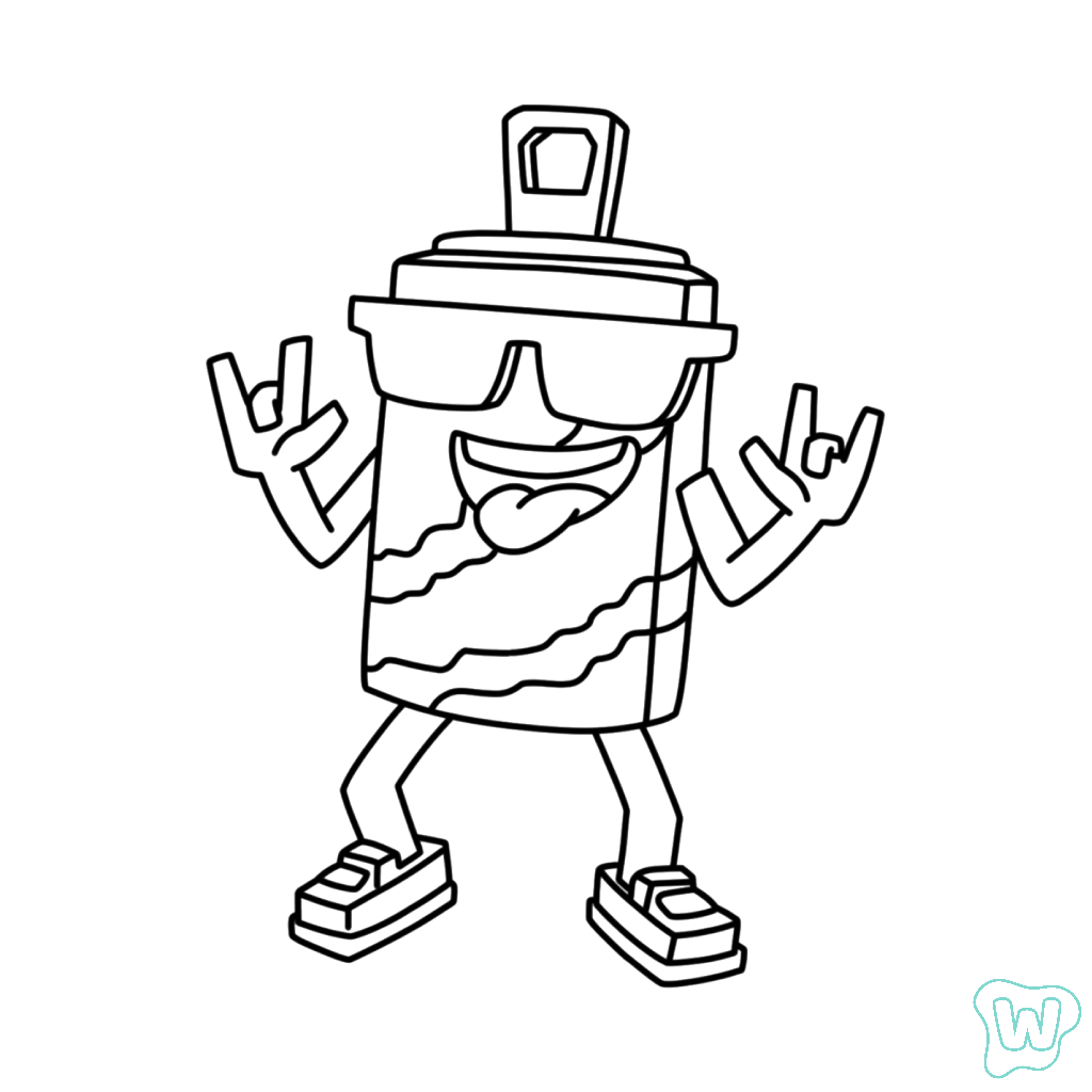 páginas para colorear gratis Swag Soda para niños