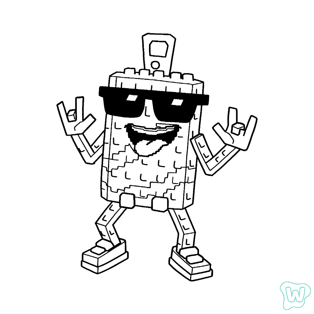 lindas páginas para colorear Swag Soda