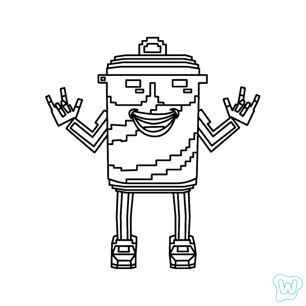 páginas para colorear detalladas de Swag Soda