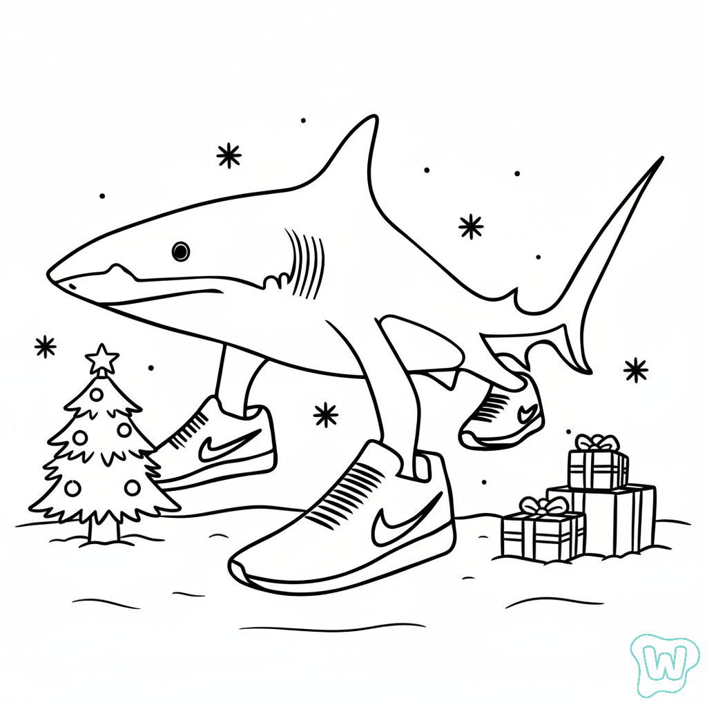 Tralalero Tralala Navidad dibujos para colorear grinch 1