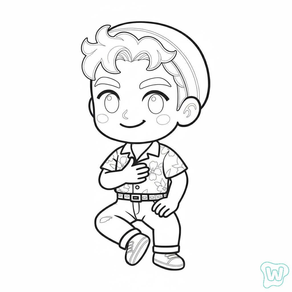 Abby Saja páginas para colorear para adultos